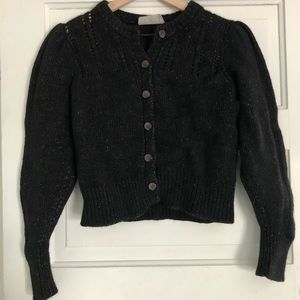 Everlane cloud cardigan (black, size medium)